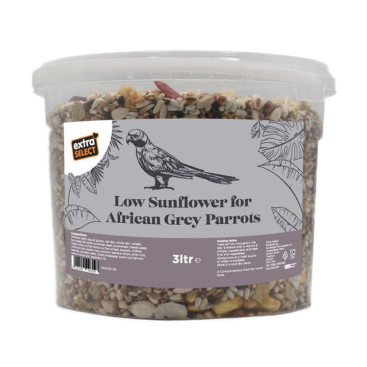 Extra Select Low Sunflower For African Grey Parrots