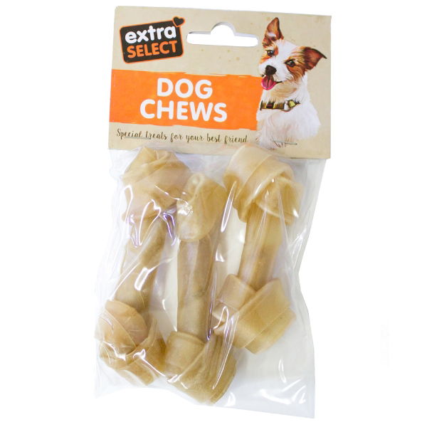 Extra Select 4in Hide Knot 3pk