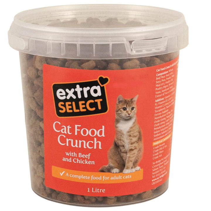 Extra Select Cat Crunch Meat Mix - Beef Chicken & Veg
