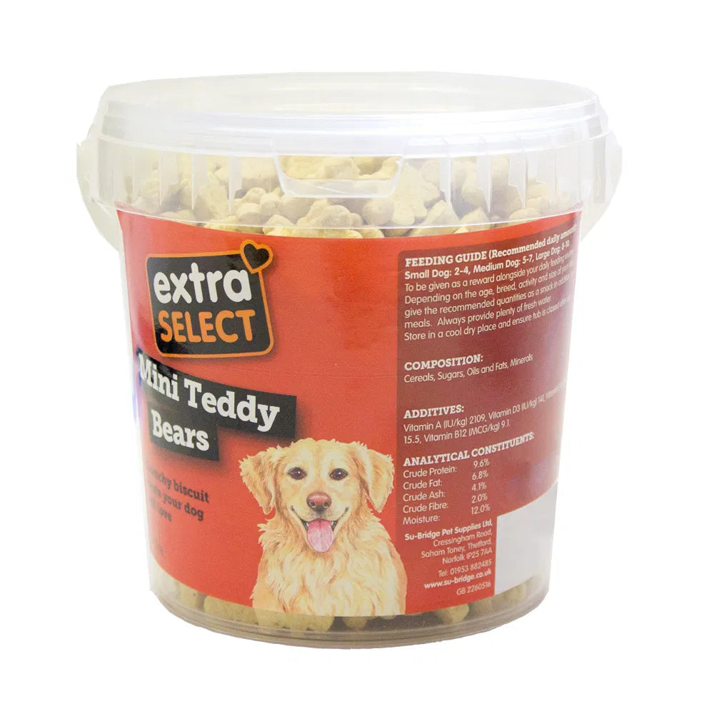 Extra Select Mini Teddy Bears Biscuits Natural