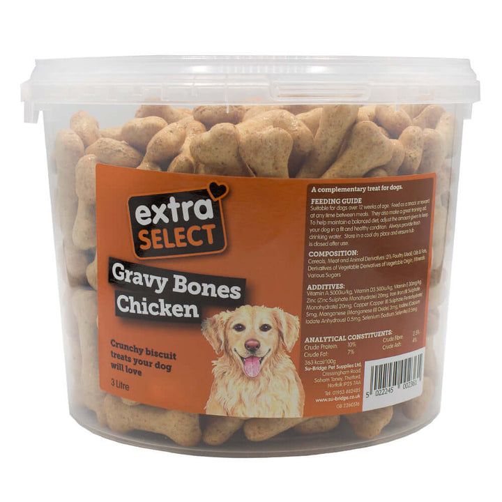 Extra Select Gravy Bones Chicken Bucket