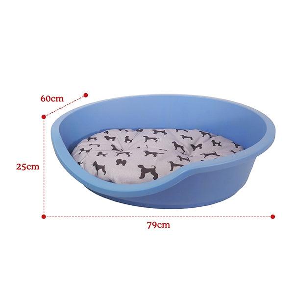 Rosewood Eco Line Plastic Pet Bed Slate Blue