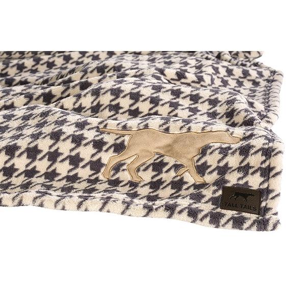 Rosewood Houndstooth Pet Fleece Blanket