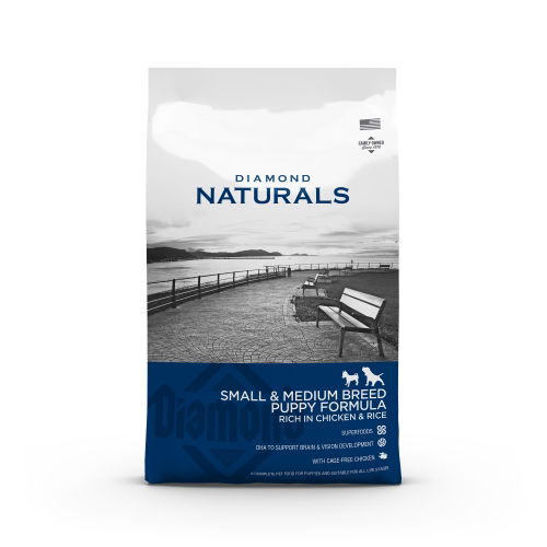 DIAMOND NATURALS SMALL & MEDIUM BREED PUPPY FORMULA CHICKEN & RICE 2KG
