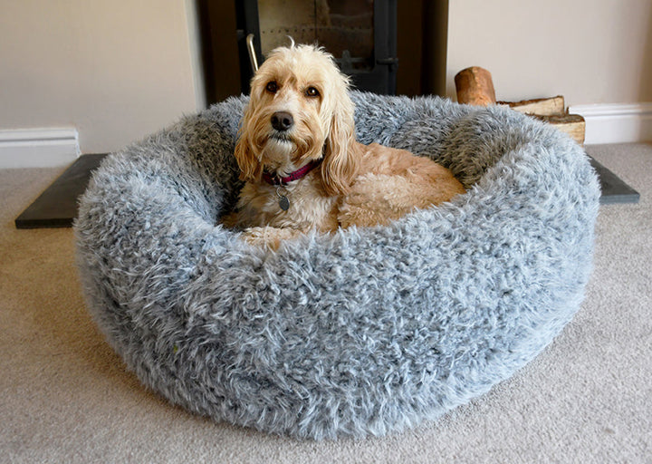 40 Winks Silver Fluff Comfort Round