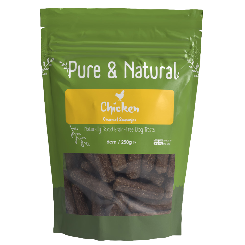 Pure & Natural Chicken Gourmet Sausages 6cm