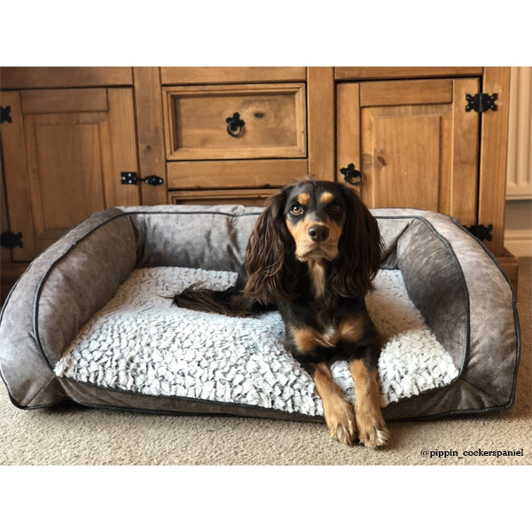 40 Winks Grey Luxury Plush Sofa