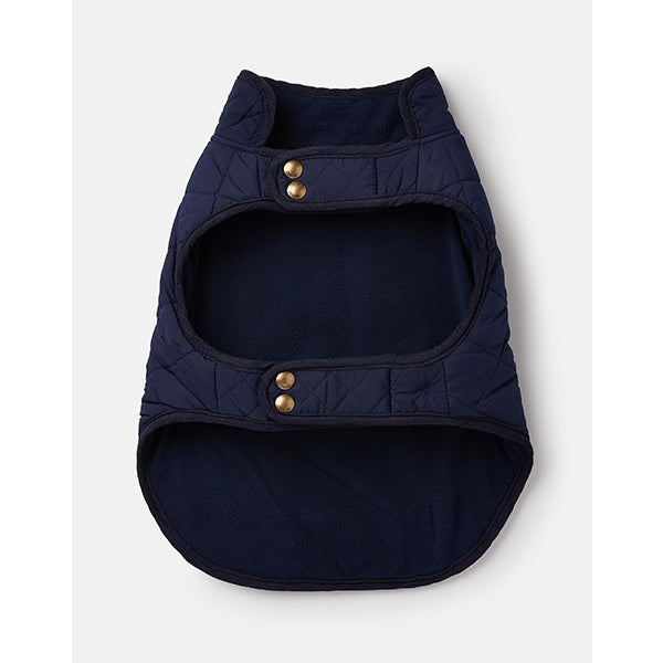 Joules Navy Quilted Coat