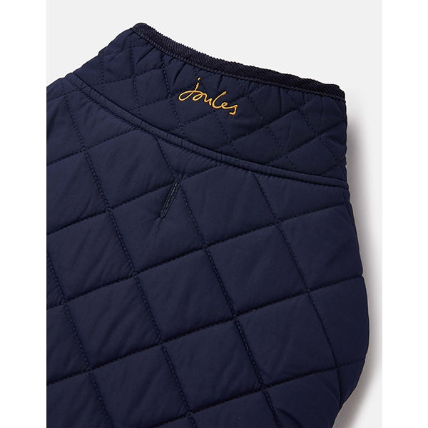 Joules Navy Quilted Coat