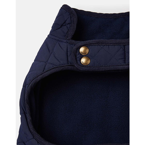 Joules Navy Quilted Coat