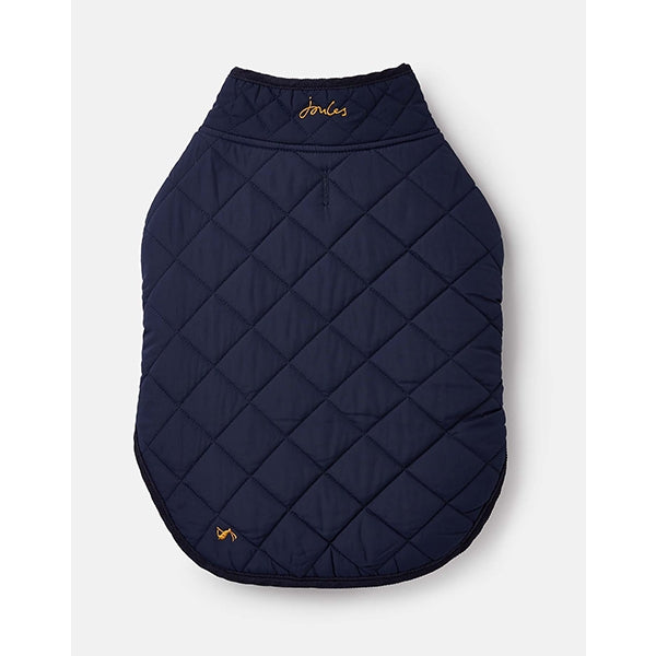 Joules Navy Quilted Coat