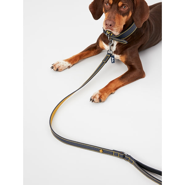 Joules Navy Leather Collar