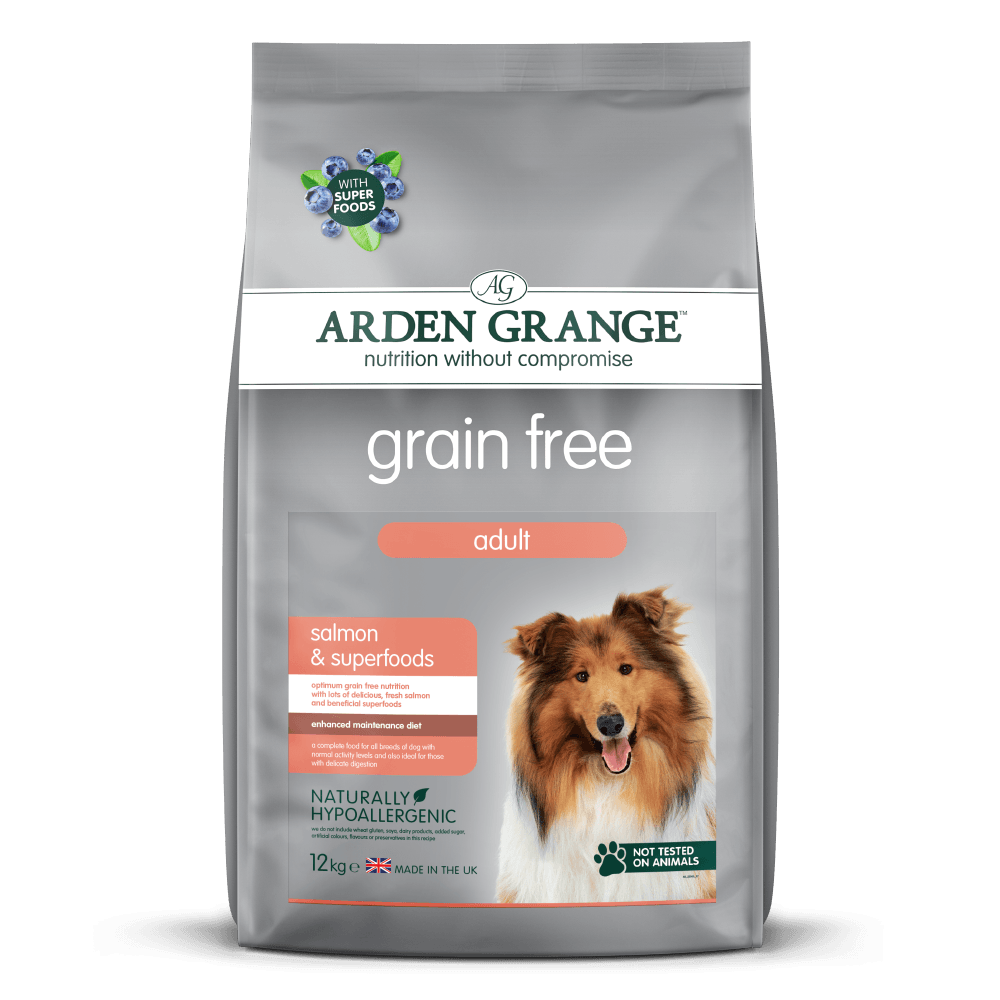 Arden Grange Dog Adult Grain Free Salmon Superfoods 12kg