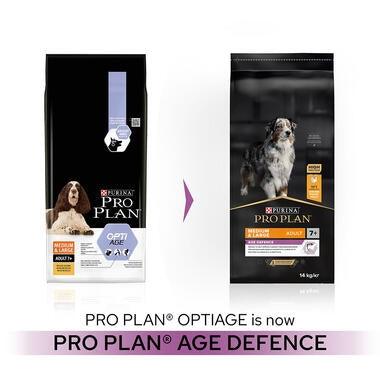 Pro Plan Dog Medium & Large Adult 7+ With Optiage Chicken Dry Food 14Kg