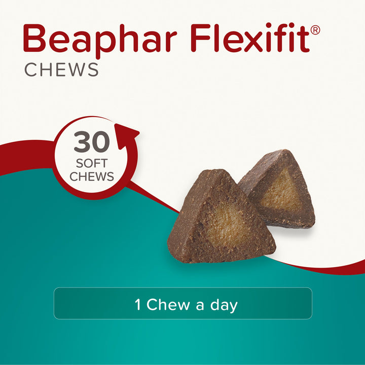 Beaphar Flexifit Optimum UC-II Joint Supplement Chews for Dogs 30 Chews 175g