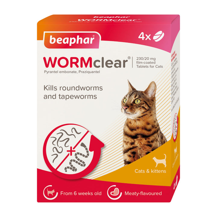 Beaphar Wormclear Cat 4 Tablets