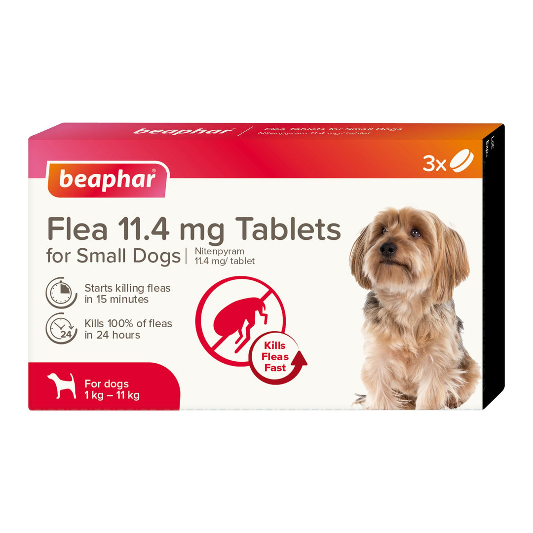Beaphar Flea Tablets For Small Dogs 3 Tablets