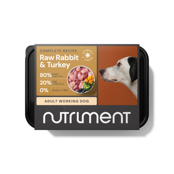 Nutriment Dog Adult Rabbit with Turkey Frozen Formula 500G