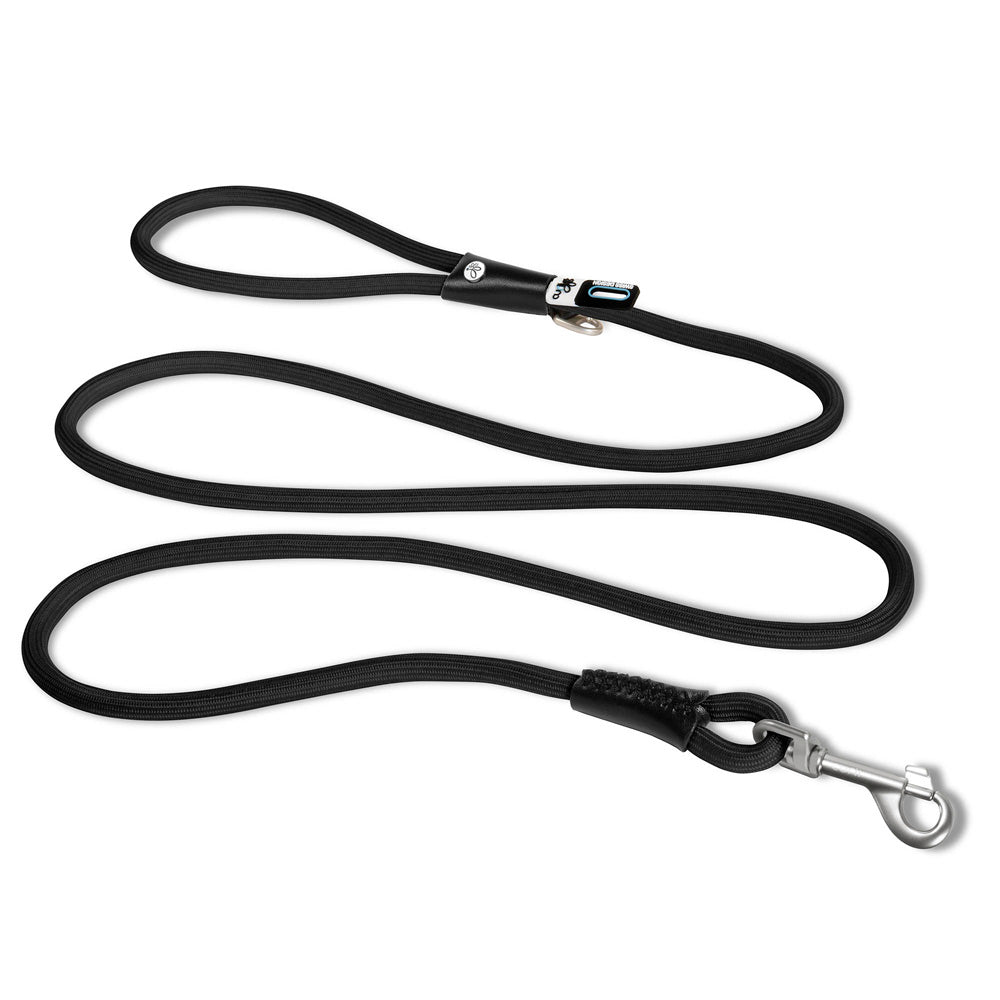 Curli Stretch Comfort Dog Leash Black