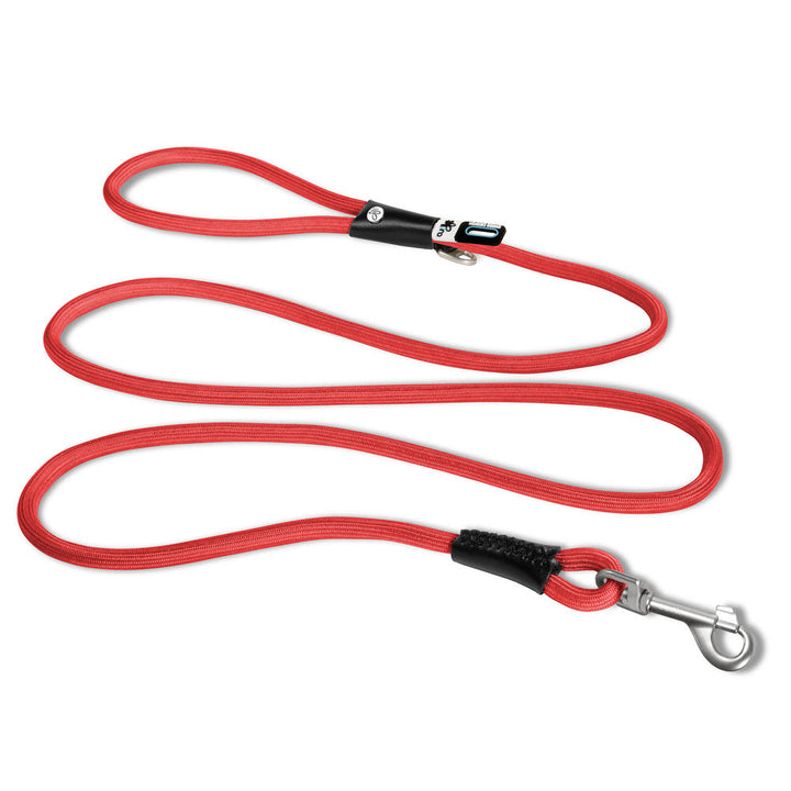 Curli Stretch Comfort Dog Leash Red
