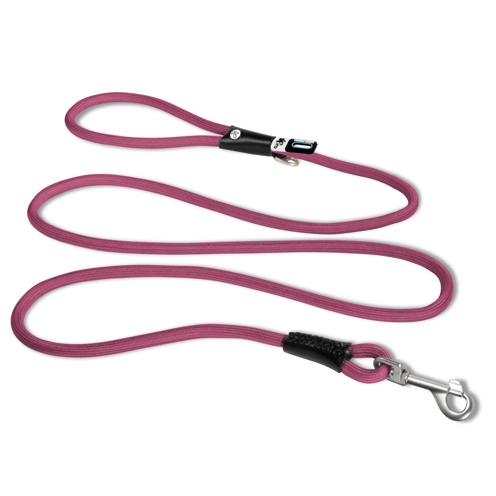 Curli Stretch Comfort Dog Leash Ruby