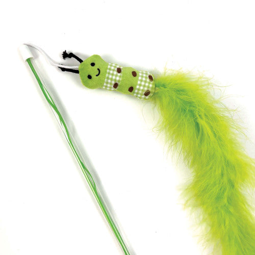 Tabby Patch Extra Long Caterpillar Cat Teaser