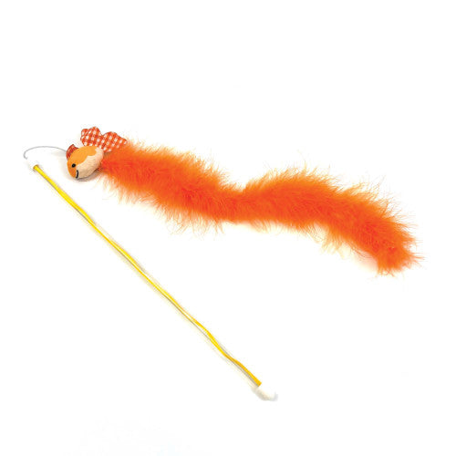 Tabby Patch Extra Long Goldfish Cat Teaser
