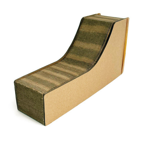 Tabby Patch Fold Flat Cardboard Cat Scratcher