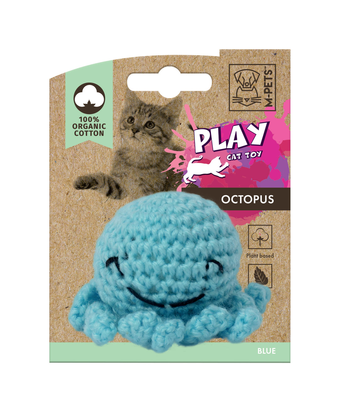 M-PETS Octopus 100% Organic Cotton Blue