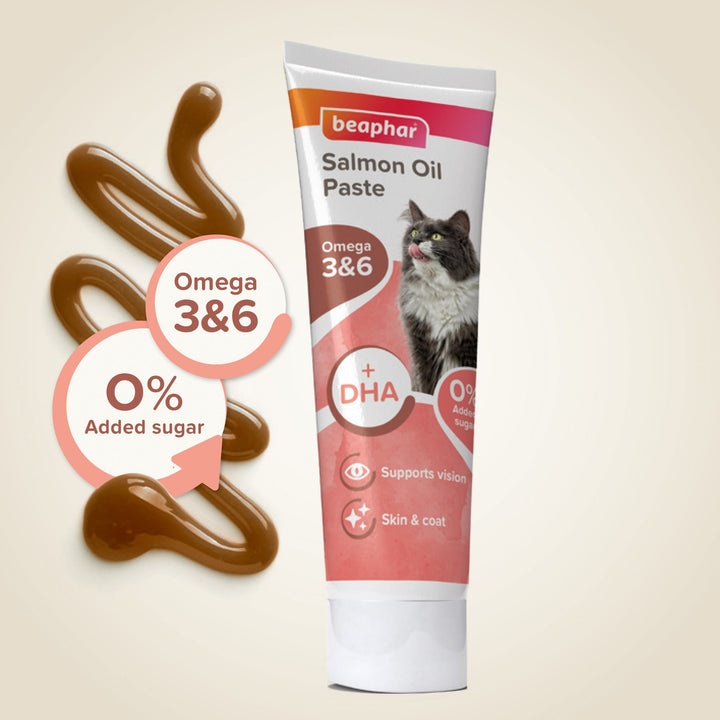 Beaphar Salmon Oil Paste For Cats 100G