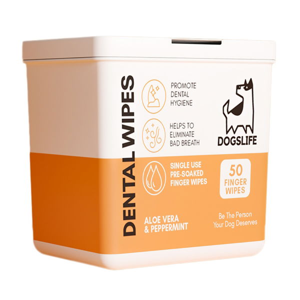 Dogslife Dental Wipes - Tub of 50