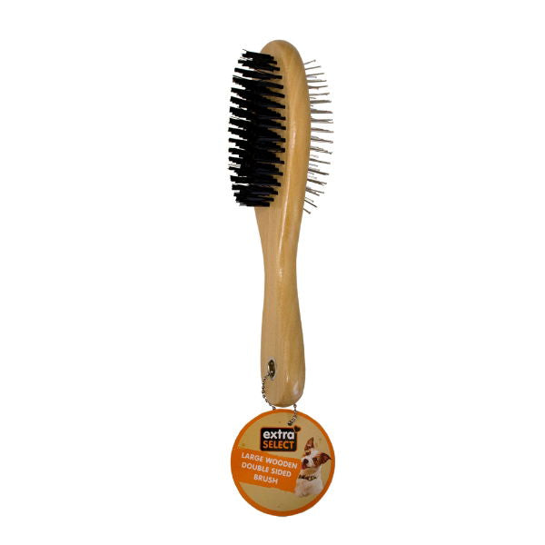 Extra Select Double Sided Wooden Brush Large