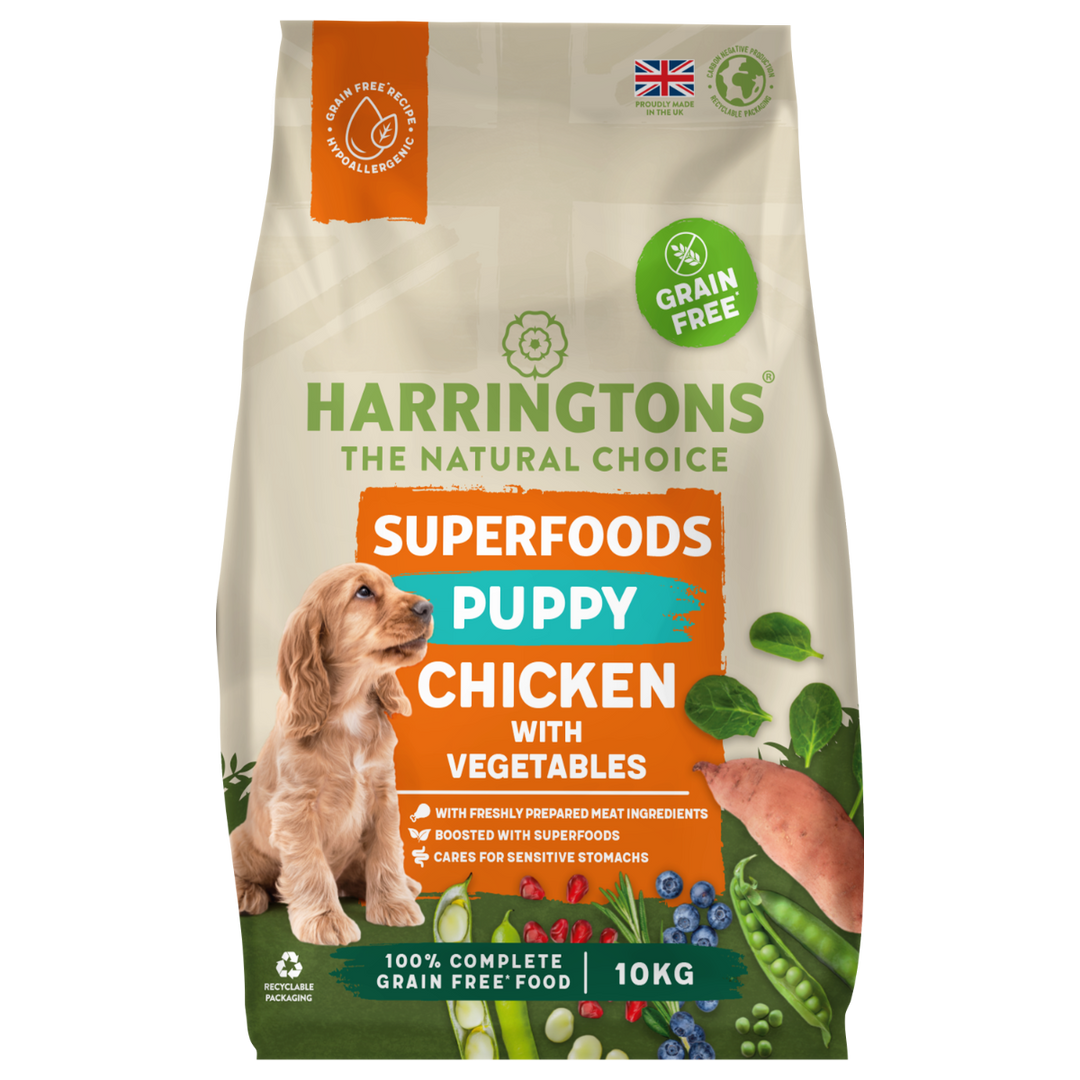 Harringtons Complete Puppy Grain Free Superfoods Chicken & Veg 10Kg