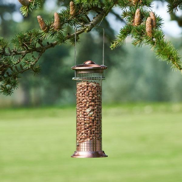 Harrisons Cast Copper Plated Peanut Feeder 20cm - Ormskirk Pets