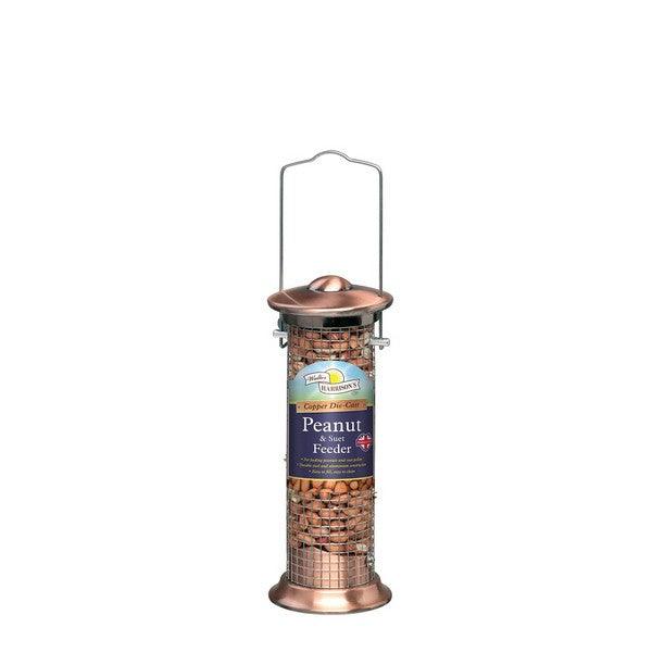Harrisons Cast Copper Plated Peanut Feeder 20cm - Ormskirk Pets