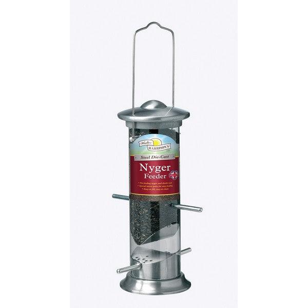 Harrisons Steel Die Cast Nyger Feeder 20cm - Ormskirk Pets