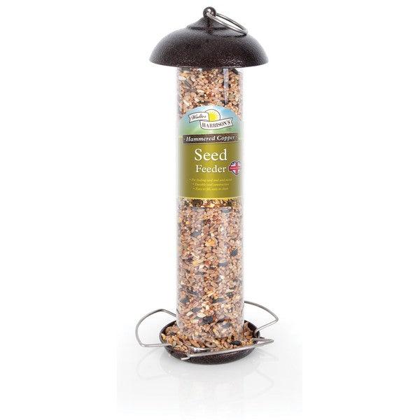 Harrisons Hammertone Copper Seed Feeder 30cm - Ormskirk Pets