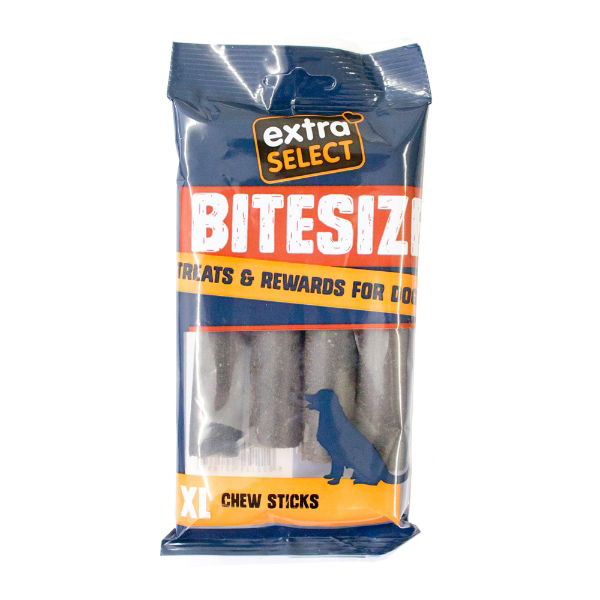Extra Select Bitesize Chew Sticks 12cm 4pk
