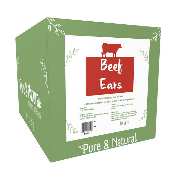 Pure & Natural Beef Ears Natural