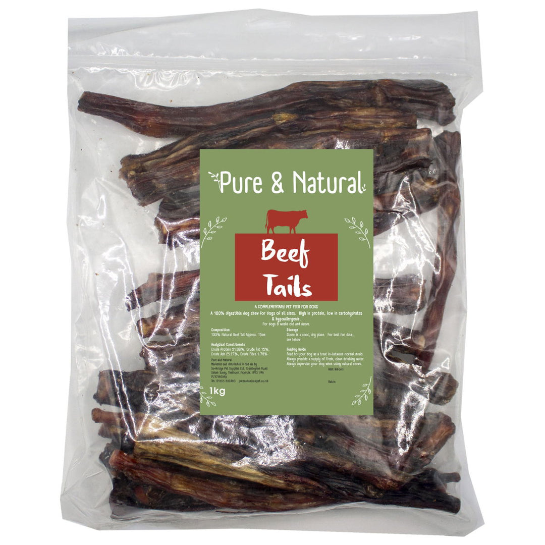 Pure &amp; Natural Beef Tails 1kg