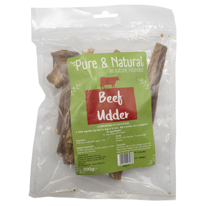 Pure & Natural Beef Udder 15cm