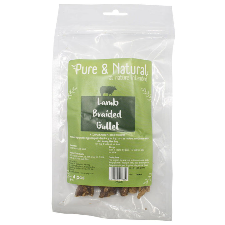 Pure & Natural Lamb Gullet Braided