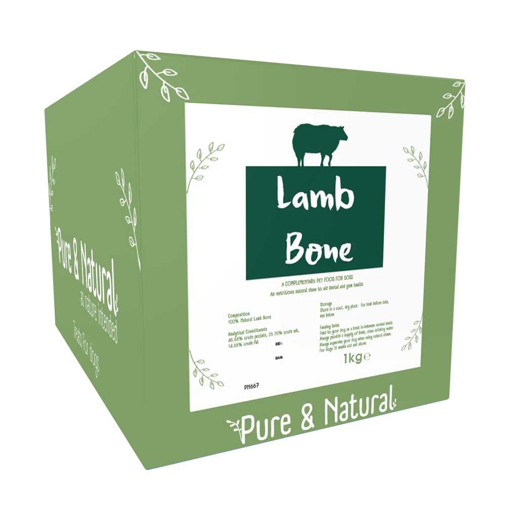 Pure & Natural Lamb Bone 1kg