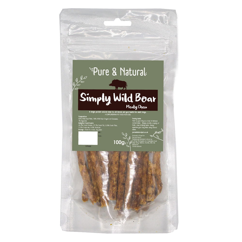 Pure & Natural Meat Chew Wild Boar 1kg