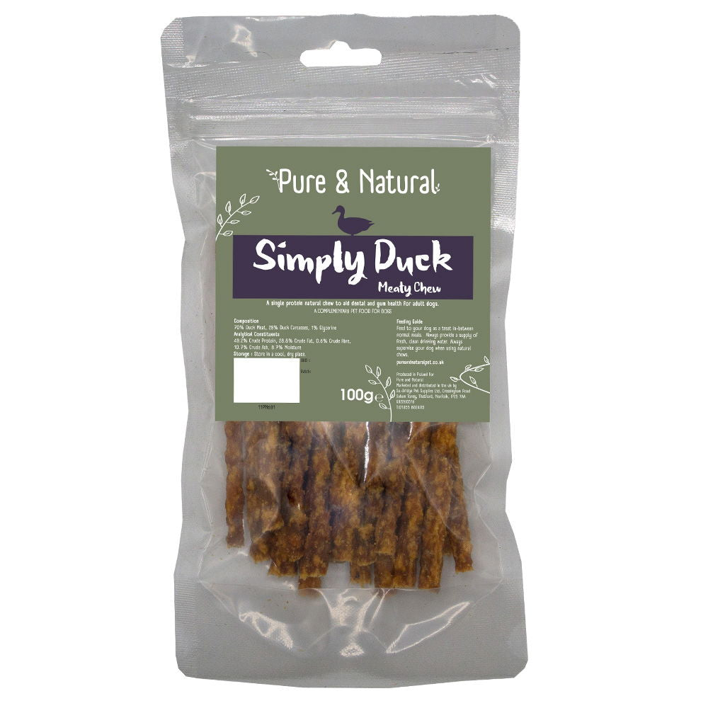 Pure & Natural Meat Chew Duck 1kg