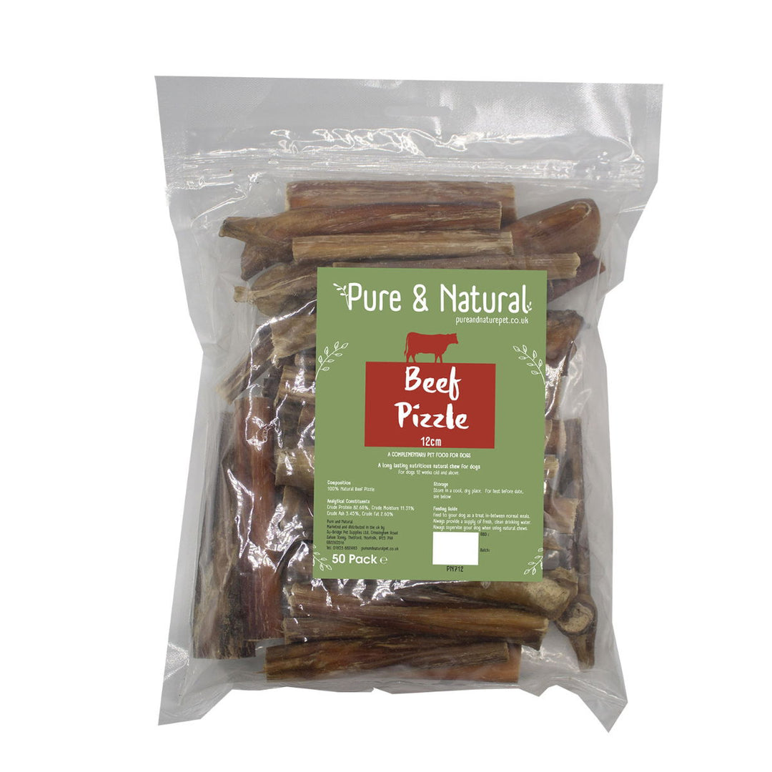 Pure & Natural 12cm Bulls Pizzles 50 Pieces