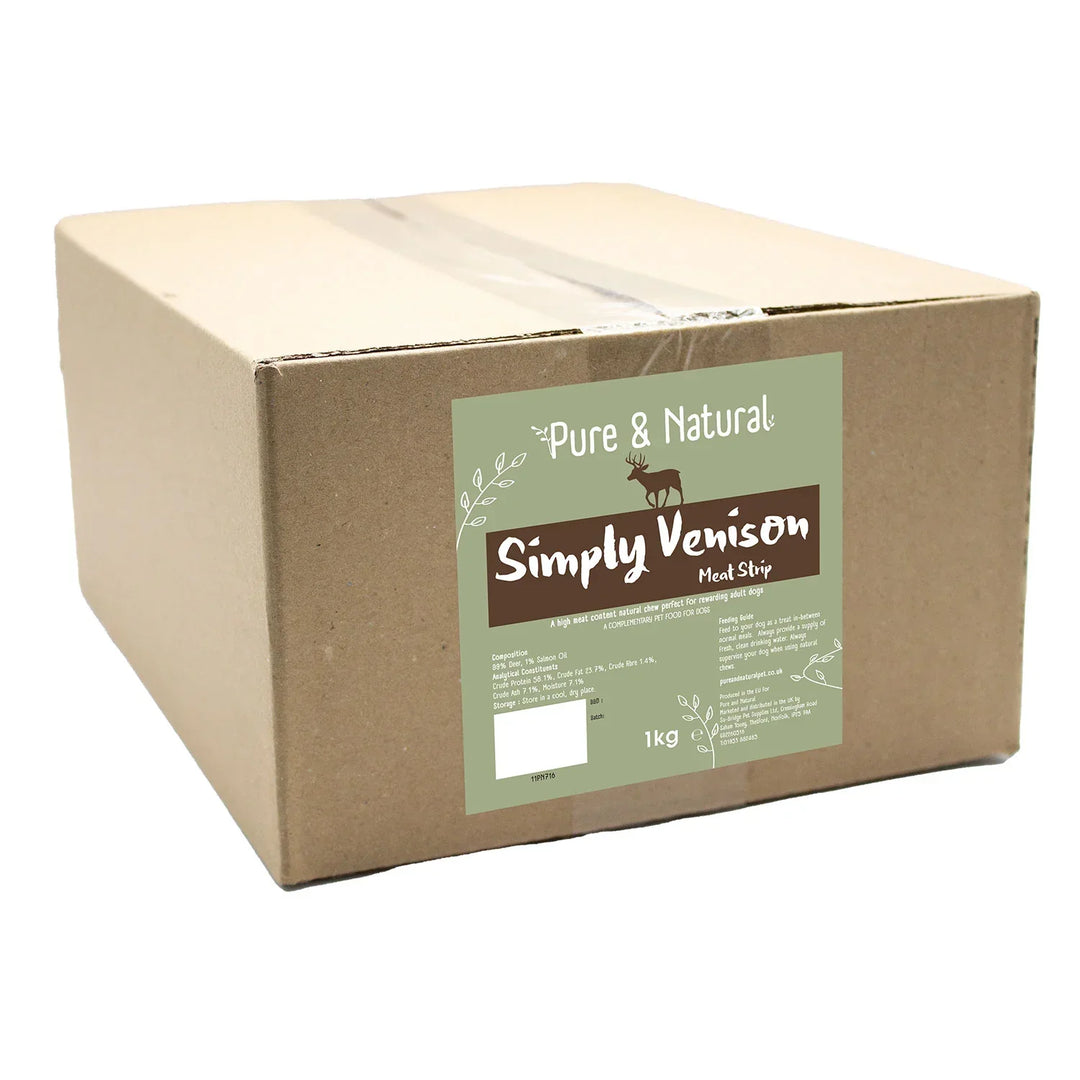 Pure & Natural Meat Strips Deer 1kg