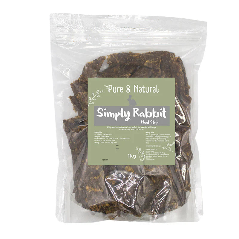 Pure & Natural Meat Sticks Rabbit 100g