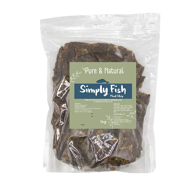 Pure & Natural Simply Fish Meat Strips 1kg