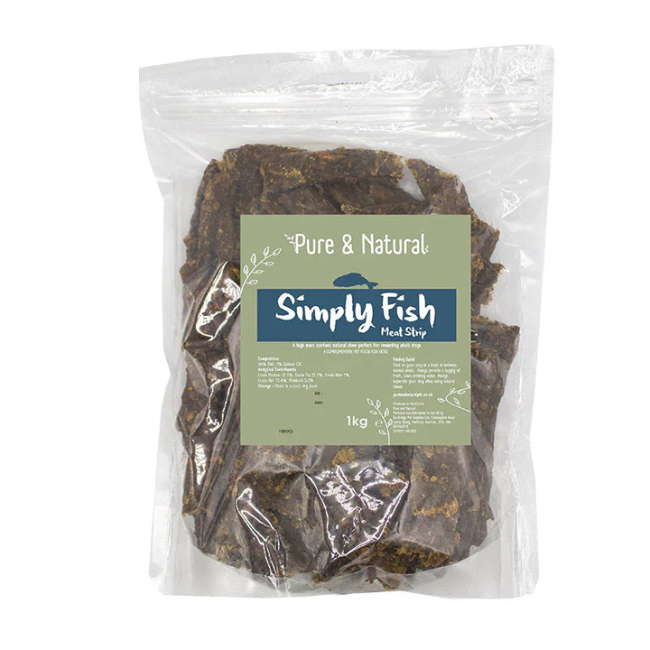 Pure & Natural Simply Fish Meat Strips 1kg